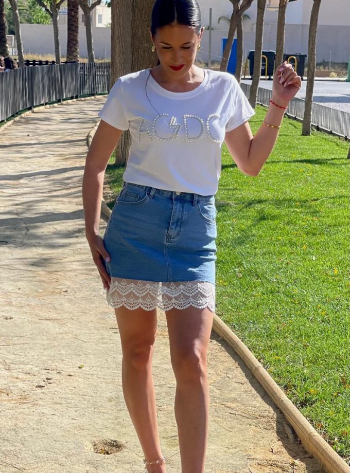 Falda Vaquera Cenefa