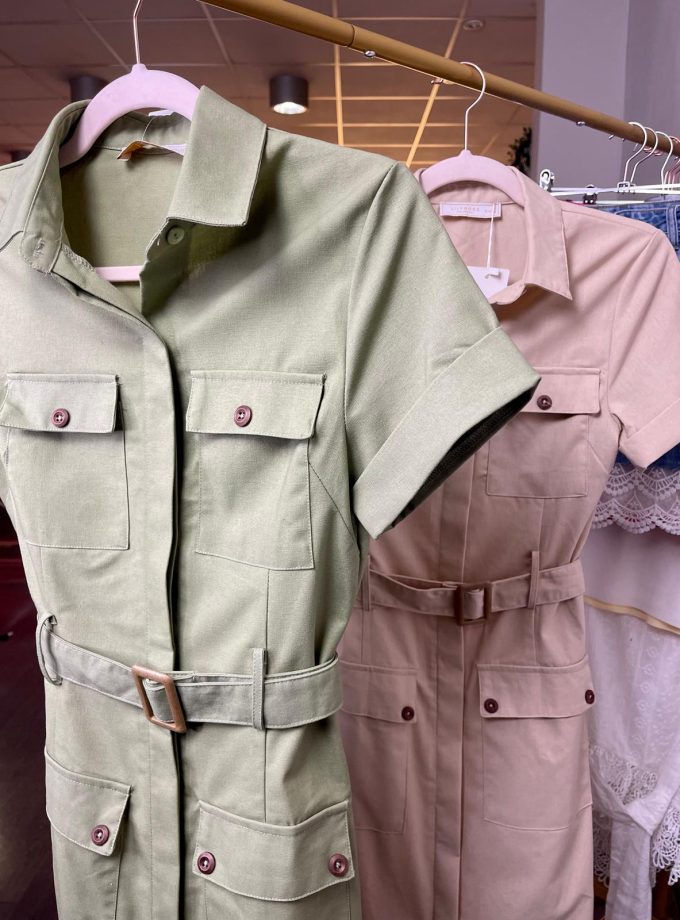 Vestido Safari Verde