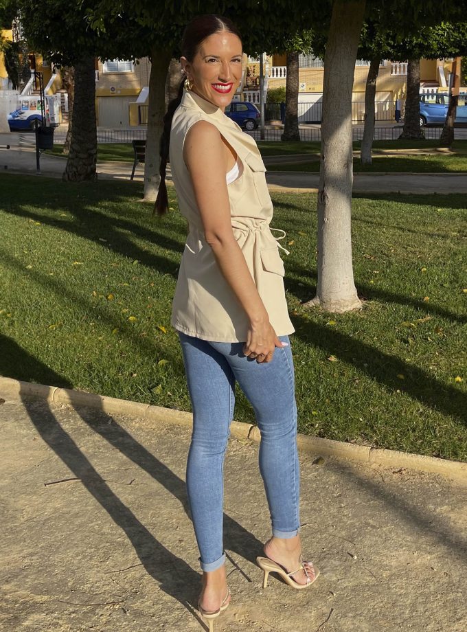 Chaleco Sofía - Beige