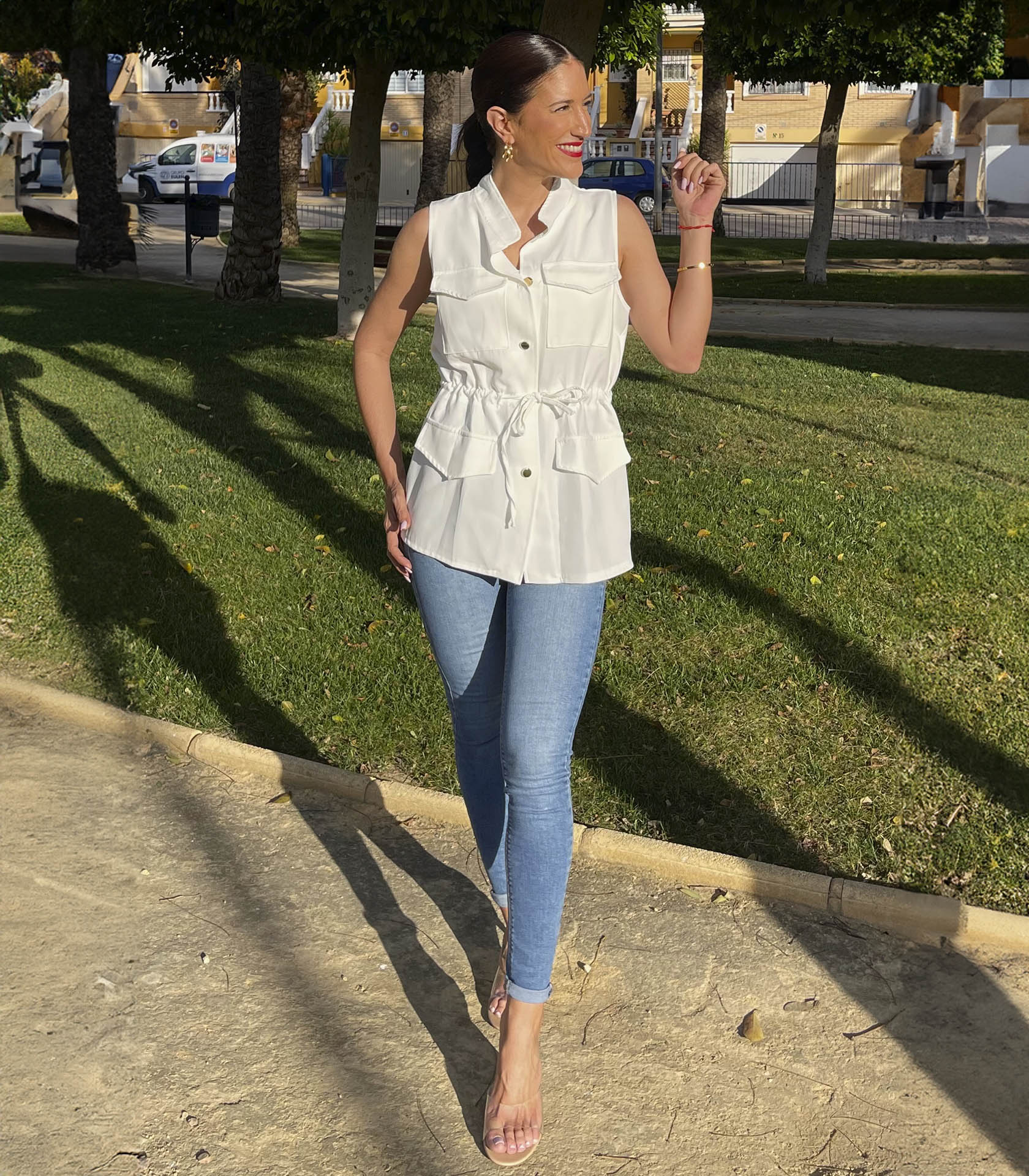 Chaleco Sofía - Blanco - Imagen 2