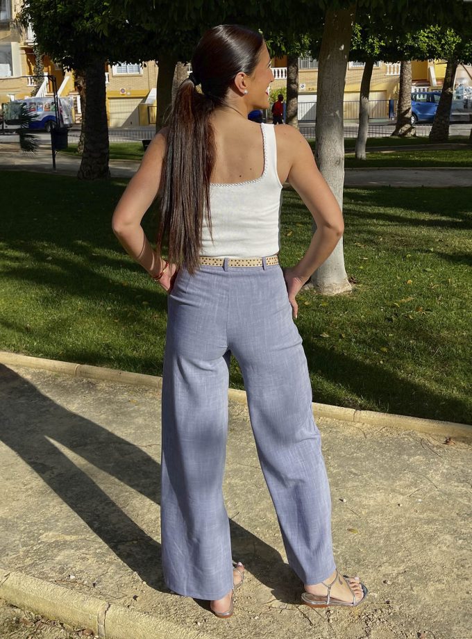 Pantalón Pinza Azul