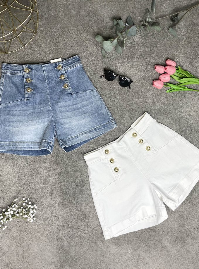 Short Denim Botones