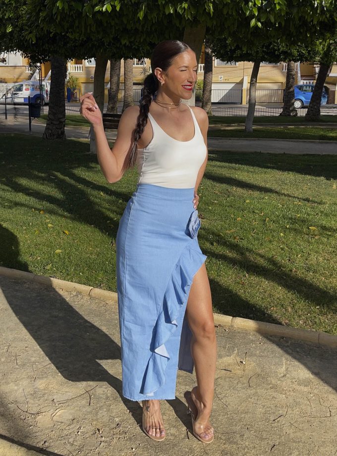 Top básico tirante fino