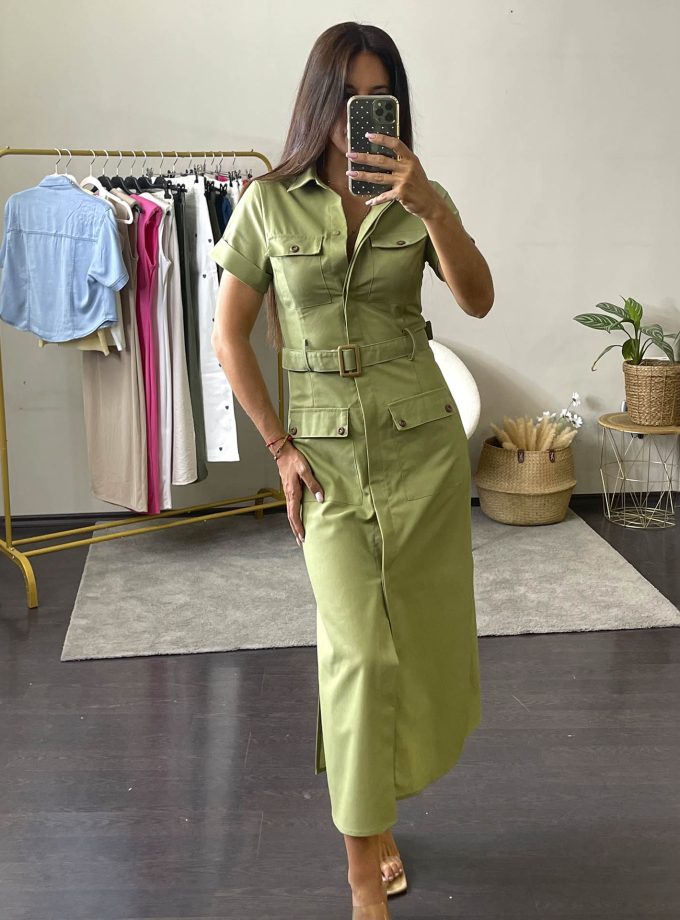 Vestido Safari Verde