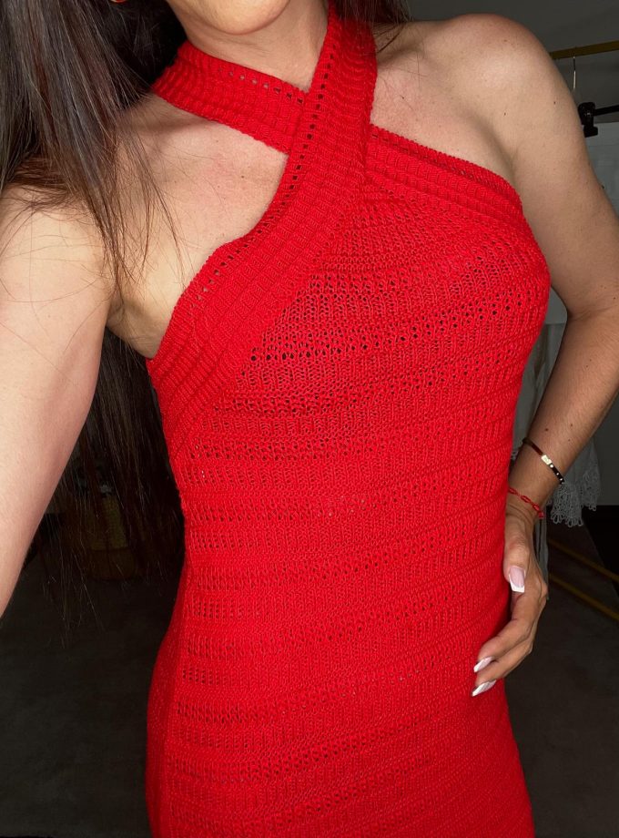 Vestido Creta Rojo