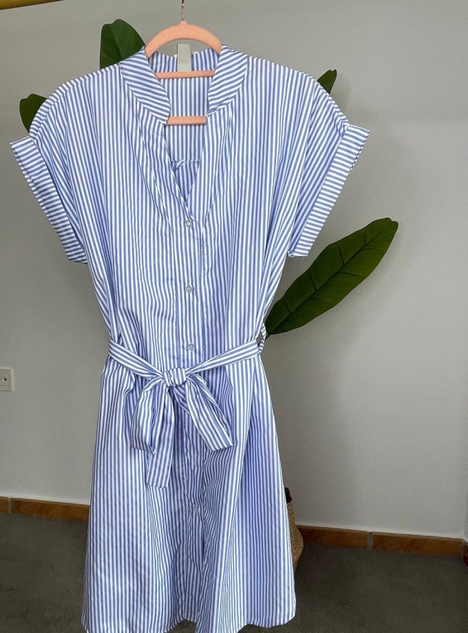 Vestido Camisa Rayas