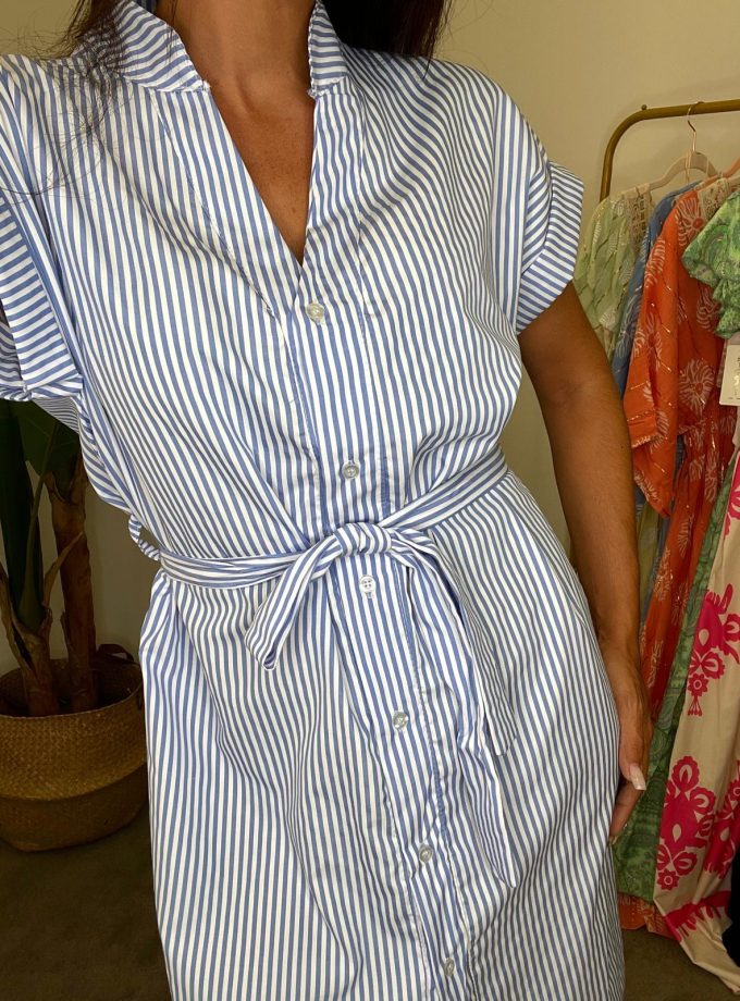 Vestido Camisa Rayas