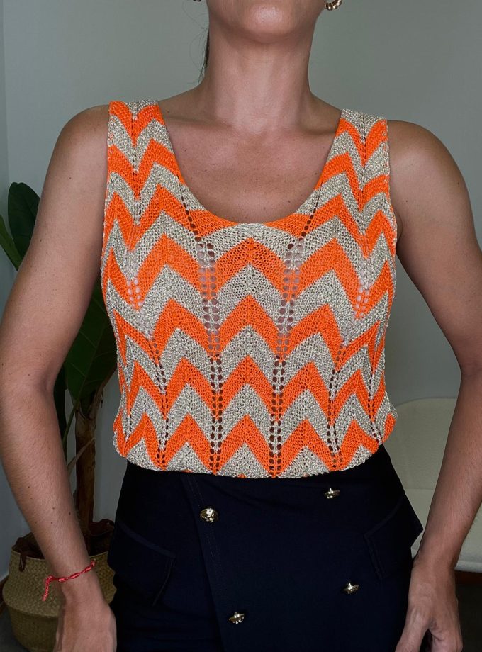 Top Punto Naranja