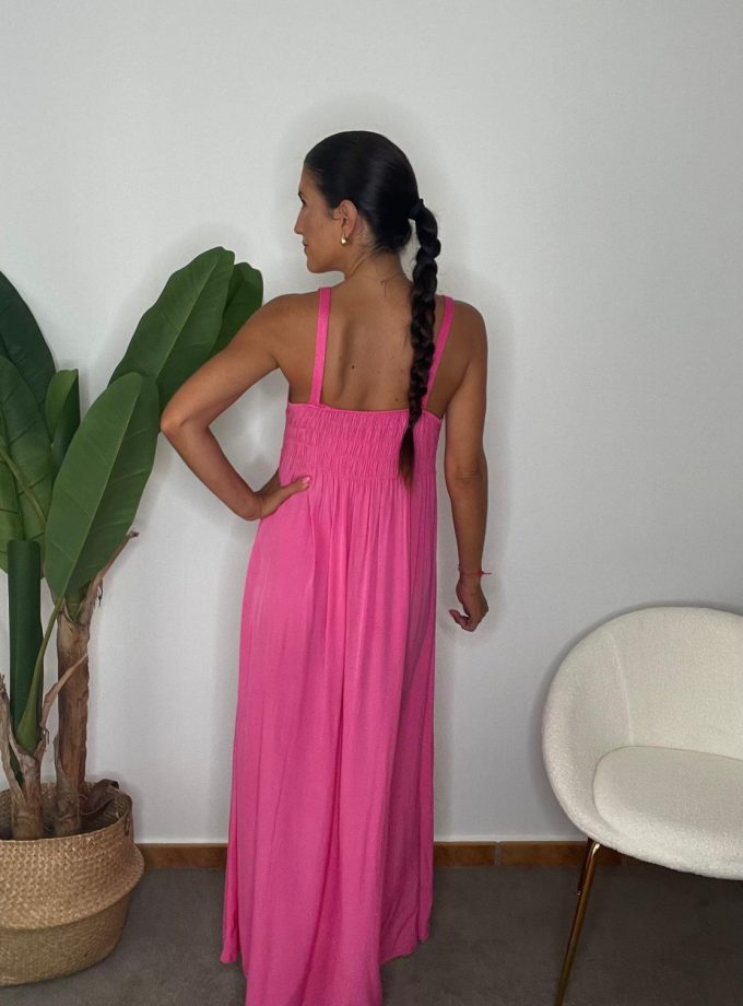 Vestido Escote Punto