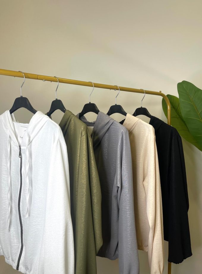 Bomber Brillo Capucha