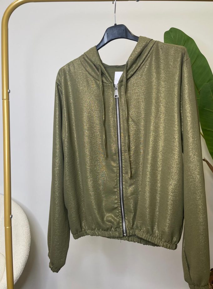 Bomber Brillo Capucha