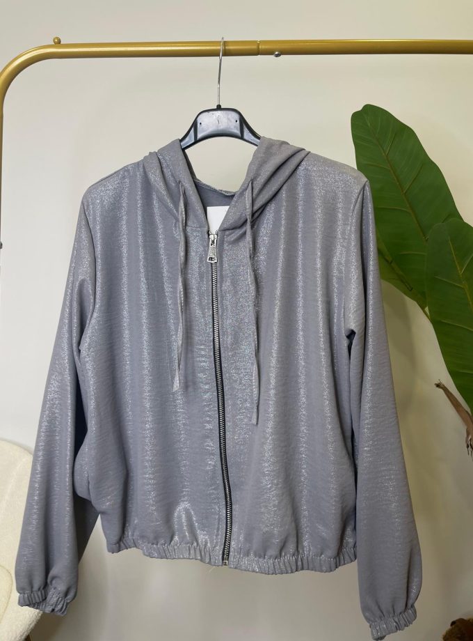 Bomber Brillo Capucha