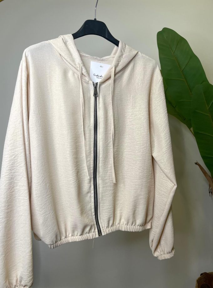 Bomber Brillo Capucha