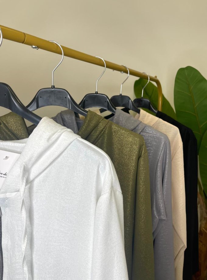 Bomber Brillo Capucha