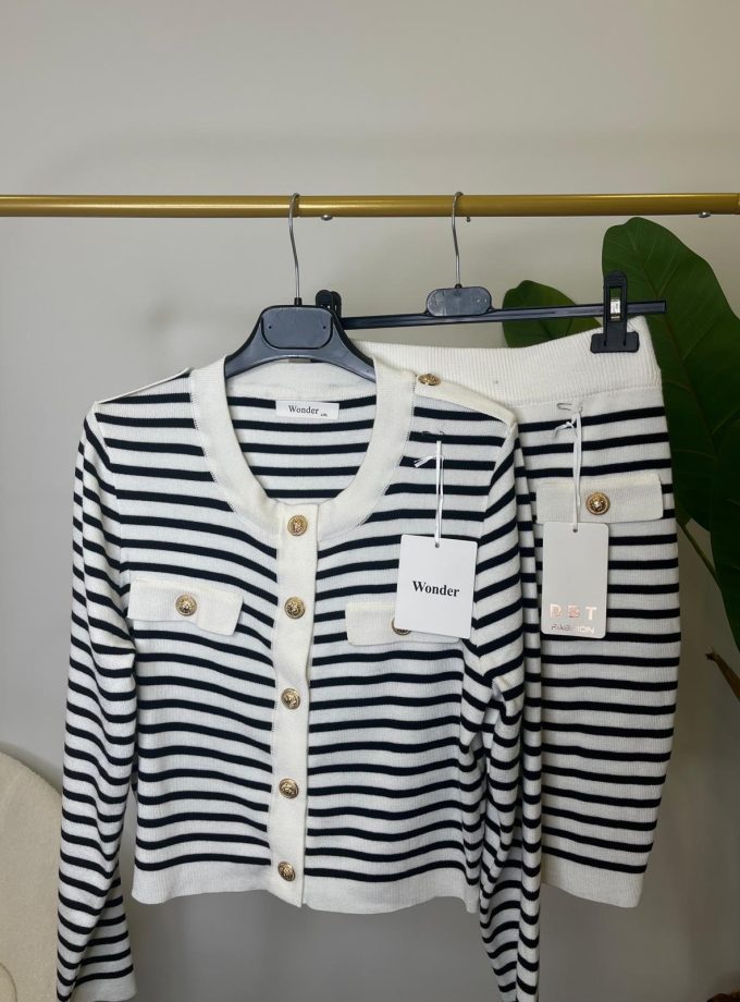 Conjunto Punto Rayas