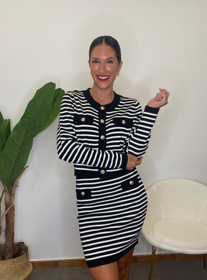 Conjunto Punto Rayas