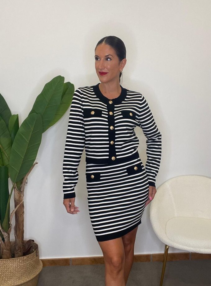 Conjunto Punto Rayas