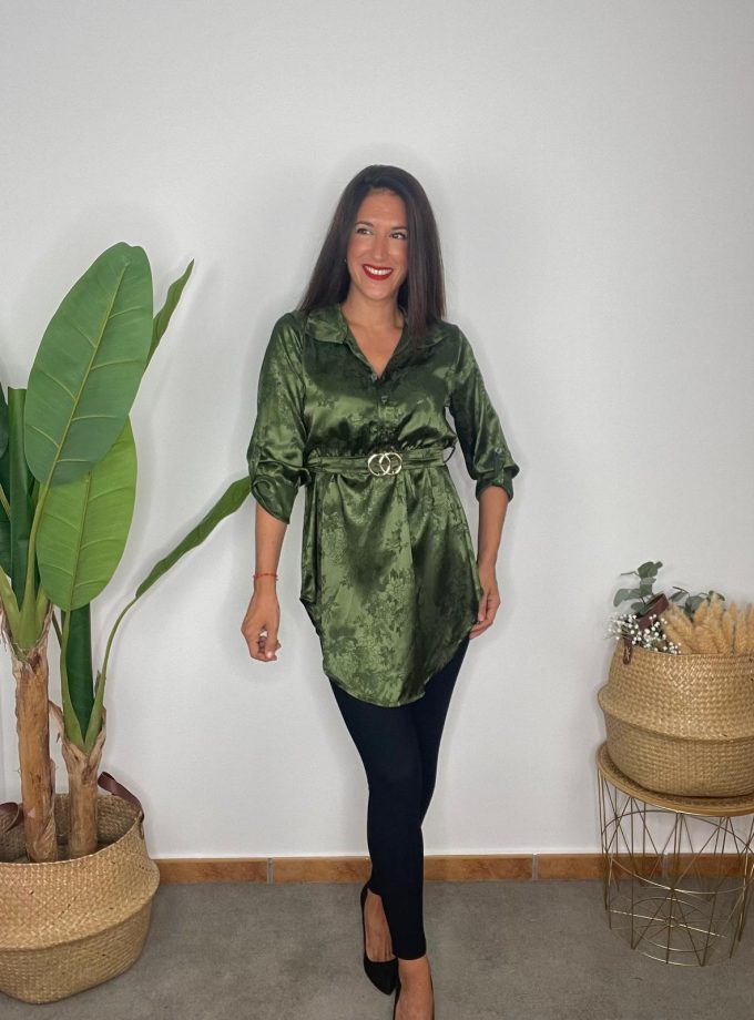 Vestido Camisero Floral