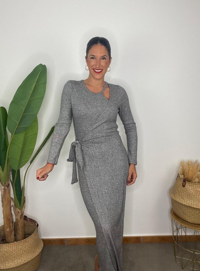 Vestido Largo Anudado