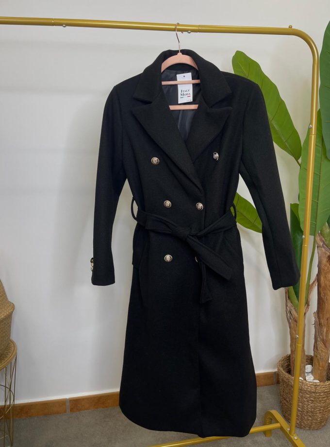 Abrigo Paño Botones