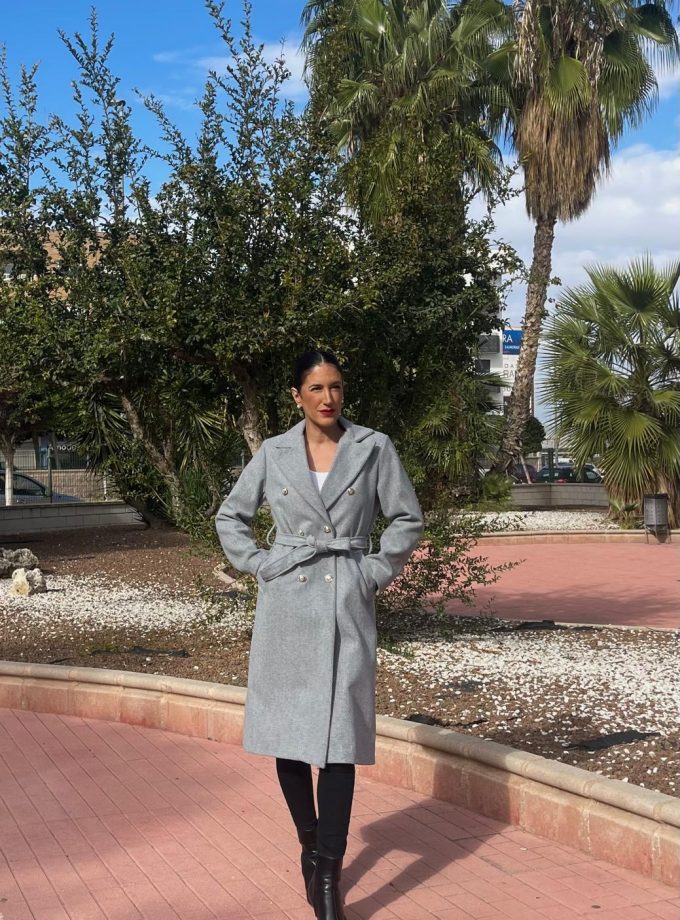 Abrigo Paño Botones