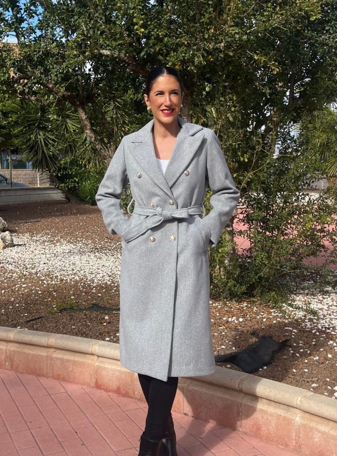 Abrigo Paño Botones