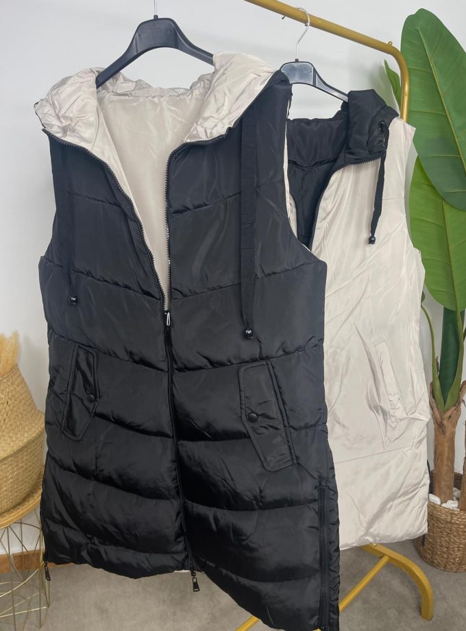 Chaleco Largo Reversible