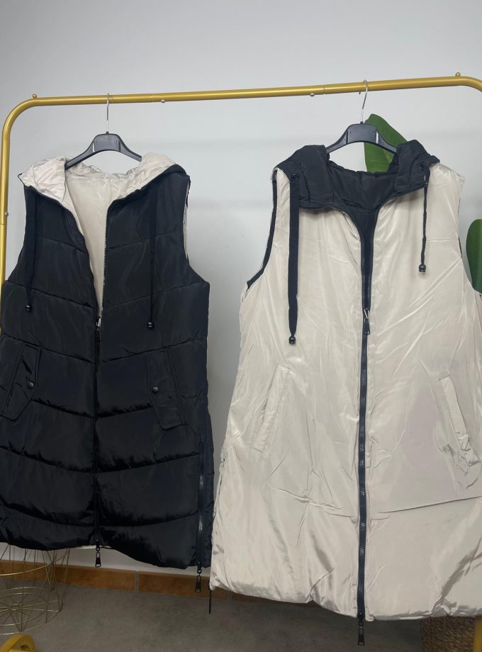 Chaleco Largo Reversible