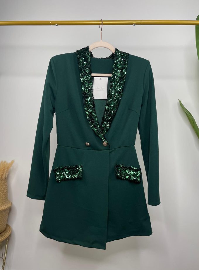 Vestido Blazer Lentejuelas